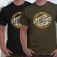 Vass-Tex Fishing Culture Printed Khaki Póló L
