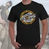 Vass-Tex Fishing Culture Printed Khaki Póló XL