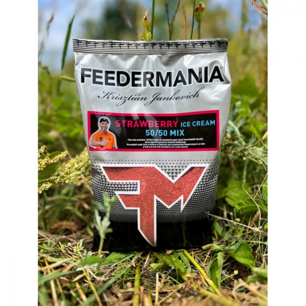 Feedermánia Krmna mešanica 50/50 Mix Jagodni sladoled 800gr