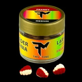   Feedermánia Larva Air Wafters Two Tone M Franky Rdeča-Bela Wafters