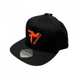 Feedermánia Črno-Fluorescentno Oranžna Snapback
