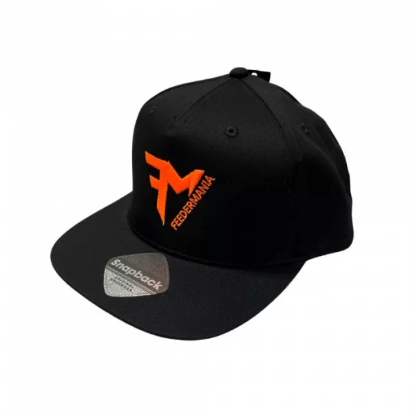 Feedermánia Črno-Fluorescentno Oranžna Snapback