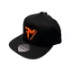 Feedermánia Črno-Fluorescentno Oranžna Snapback