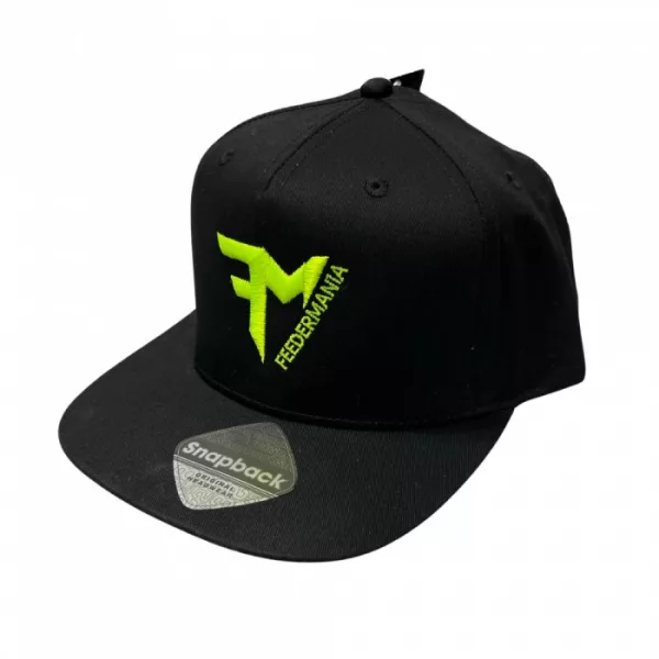 Feedermánia Črno-Fluorescentno Zelena Snapback
