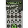 Fox Rage Predator Camo Run Rings & Bead Kit 10 kosov