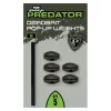 Fox Rage Predator Camo Deadbait Pop-up Weights utež za predvez 5gr 5 kos