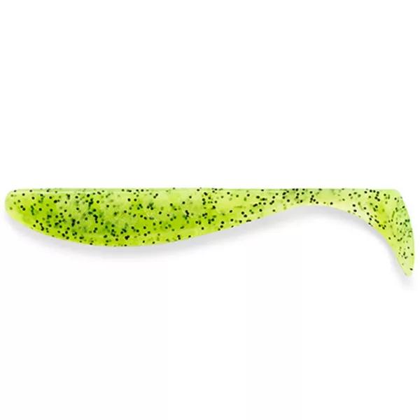 FISHUP Wizzle Shad 7,62cm (8pcs.), #055 - Chartreuse/Črna Plastična vaba