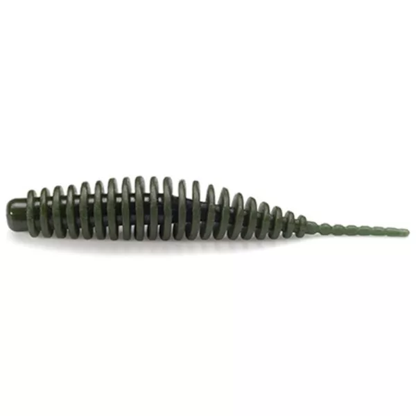 FISHUP Tanta 3,81cm (10 kosov), #110 - Temno olivna plastična vaba
