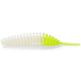   FISHUP Tanta 3,81cm (10pcs.), #131 - White/Hot Chartreuse Plastična vaba