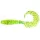 FISHUP Fancy Grub 2,54cm (12kosov), #026 - Flo Chartreuse/Green Plastična vaba
