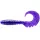FISHUP Fancy Grub 5,08cm (10kosov), #060 - Dark Violet/Peacock & Silver Plastična vaba