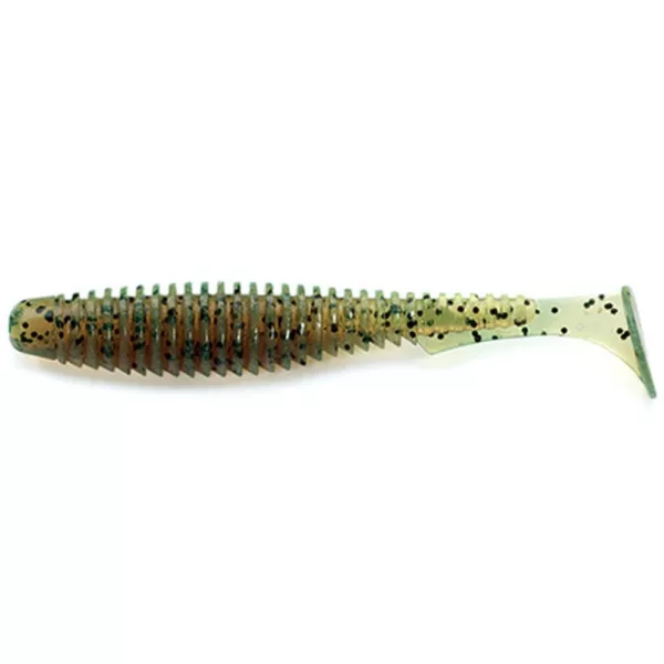 FISHUP U-Shad 5,08cm (10pcs.), #017 - Motorno olje Poper Plastična vaba