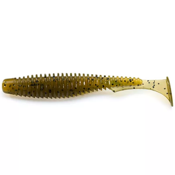 FISHUP U-Shad 5,08cm (10kos.), #074 - Zelena buča semena Plastična vaba