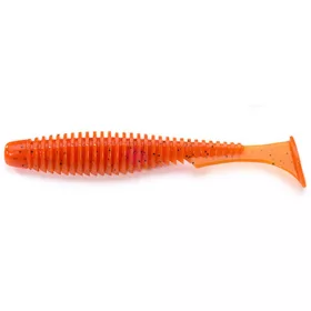   FISHUP U-Shad 5,08cm (10pcs.), #049 - Orange Pumpkin/Black Plastična vaba