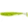 FISHUP U-Shad 6,35cm (9kos.), #055 - Chartreuse/črna Plastična vaba