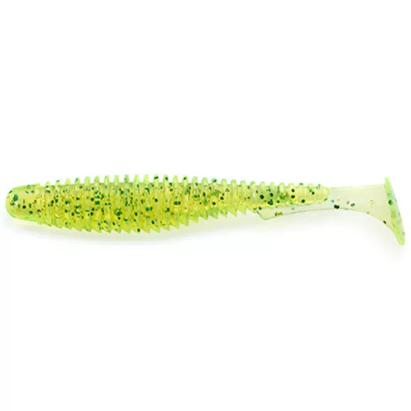 FISHUP U-Shad 7,62cm (9kos.), #026 - Flo Chartreuse/zelena Plastična vaba