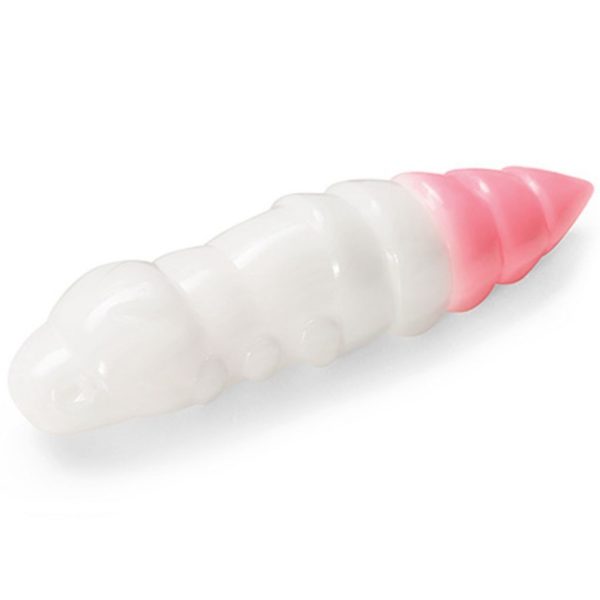FISHUP Pupa 3,04cm (10pcs.), #132 - White/Bubble Gum Plastična vaba