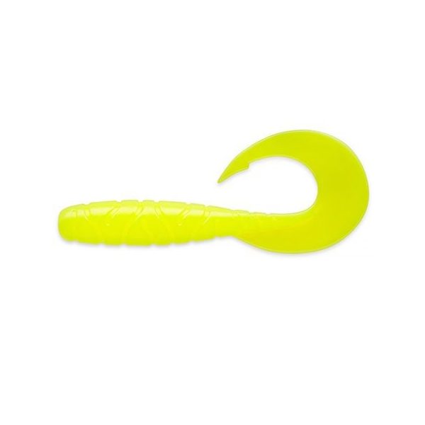 FISHUP Mighty Grub 8,89cm (7pcs.), #046 - Lemon Plastična vaba