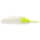 FISHUP Tanta 5,08cm (9 kosov), #131 - Bela/Živo Chartreuse plastična vaba