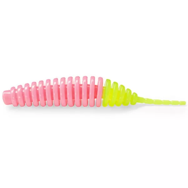 FISHUP Tanta 5,08cm (9 kosov), #133 - Žvečilna guma/Živo Chartreuse plastična vaba
