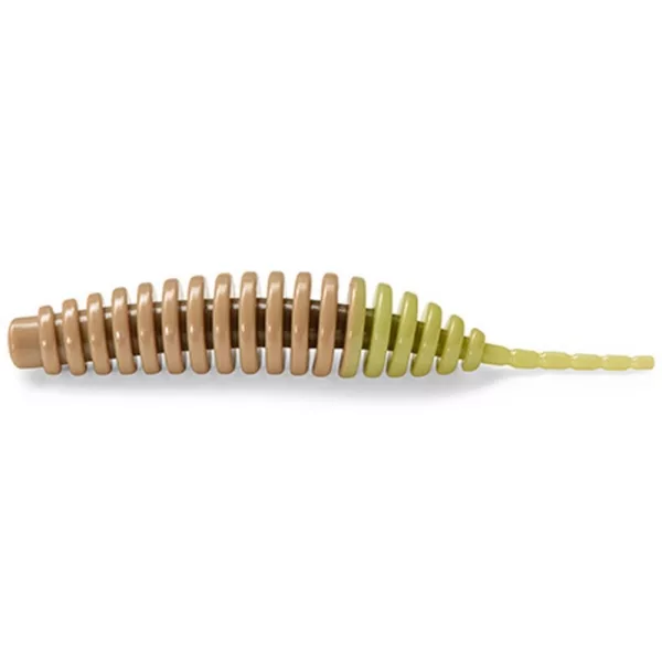 FISHUP Tanta 5,08cm (9pcs.), #137 - Kavno mleko/Svetlo olivna Plastična vaba