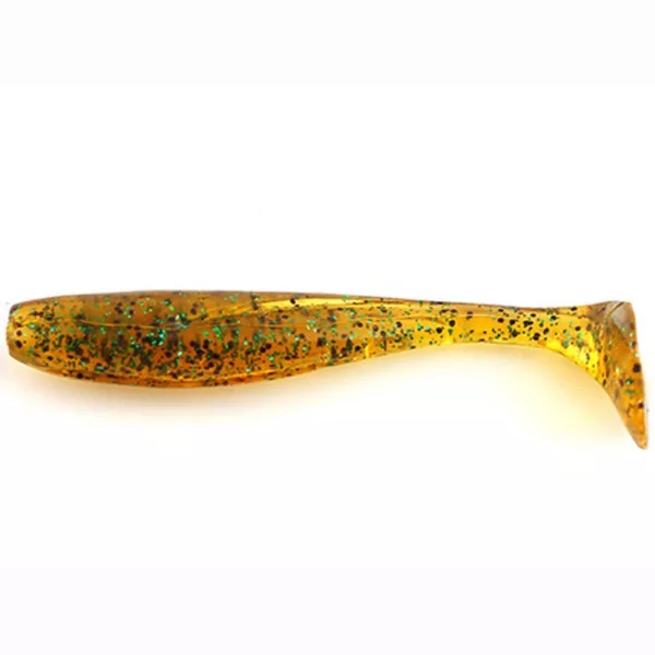 FISHUP Wizzle Shad 12,7cm (4pcs.), #036 - Karamel/Zelena & črna Plastična vaba