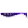 FISHUP Wizzle Shad 12,7cm (4pcs.), #060 - Temno vijolična/Pav & srebrna Plastična vaba