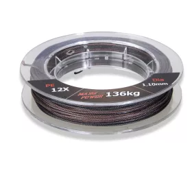   Uni Cat Camou 12X Barna-Fekete 0,90mm 25m Fonott Előkezsinór