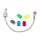 Anaconda Vipex Steel Cube Hanger Multi Color Rozsdamentes Acél Swinger