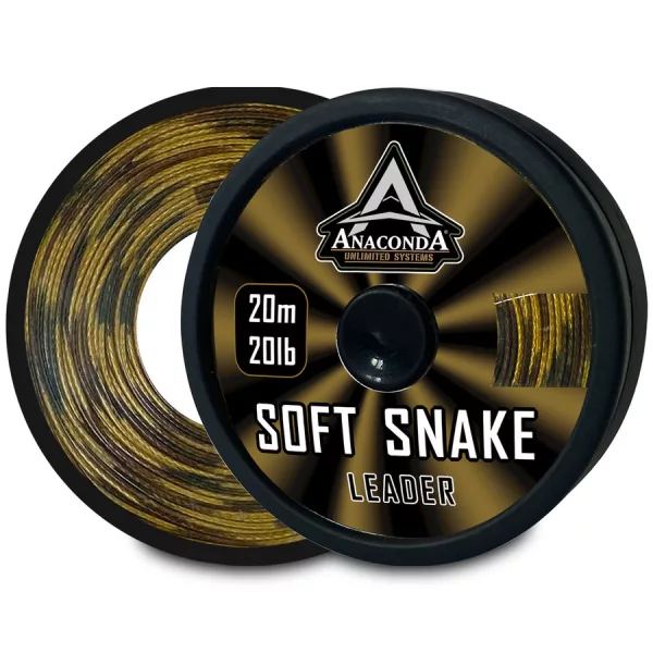 Anaconda Soft Snake Leader 30lb 20m Bevonatos Előkezsinór