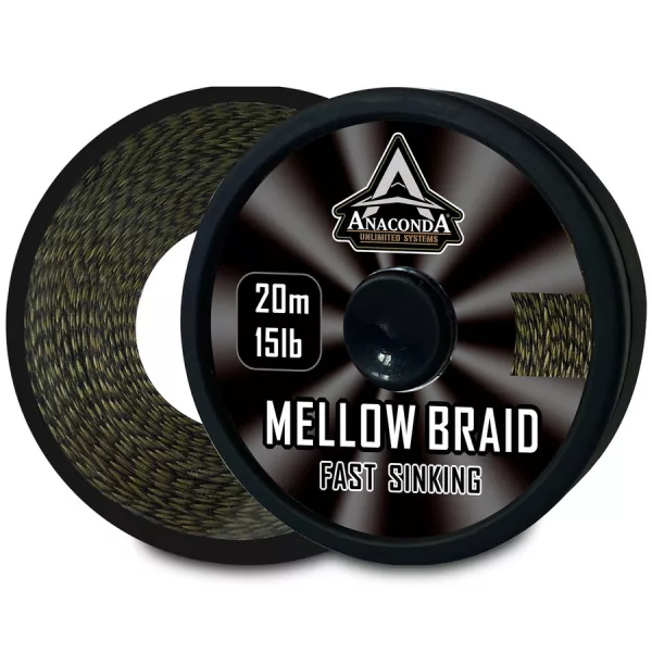 Anaconda Fast Sinking Mellow Braid 15lb 20m Fonott Előkezsinór