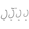Anaconda Piercer Curve Shank GT-8 6 Füles, Szakállas Pontyozó Horog 11db