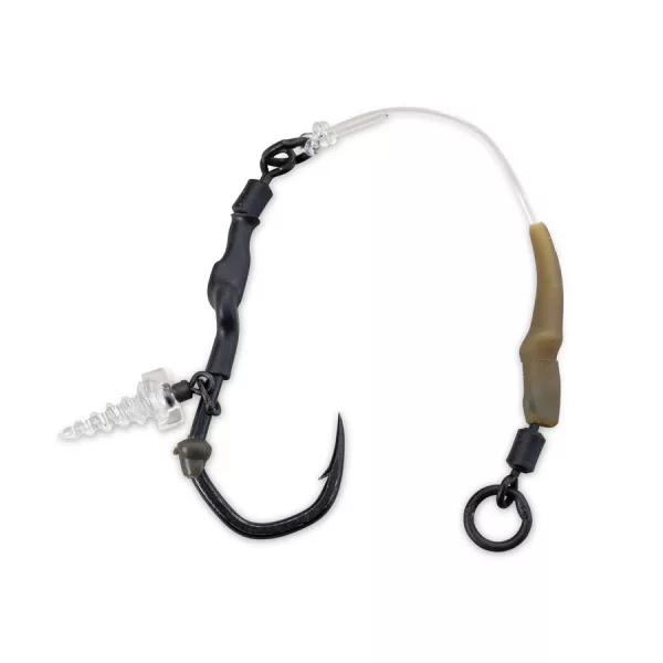 Anaconda Ready Ronnie Angle Chod Stiff Rig 4 Füles, Szakállas Előkötött Horog 3db