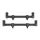 Anaconda Blaxx 2 Rod Goal Post Buzzer Kereszttartó 20cm