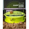 Matrix X9 Carp Wide Gape 12 45cm Füles, Szakáll Nélküli Monofil Előkötött Horog Csaligyűrűvel 8db