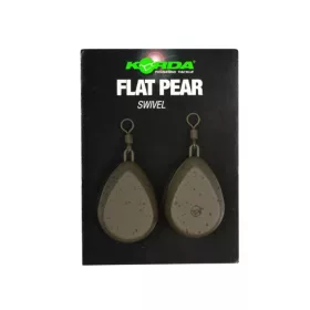 Korda Flat Pear Swivel Blister Boili Utež 70gr 2kos