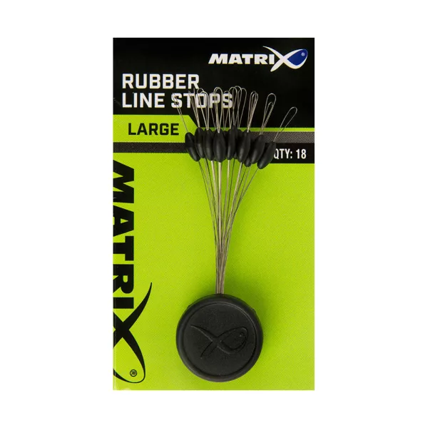 Matrix Rubber Line Stops Large Gumijasti zamaški 18 kosov
