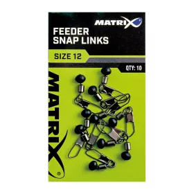 Matrix Feeder Bead Snap Links 14 Vrtljivka 10db
