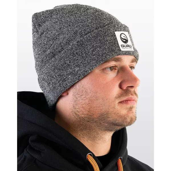 Guru Grey Patch Beanie Sapka
