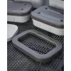 Matrix Skirt Lid Varnostni pokrov za Air Flow in Air Lock posode za vabo