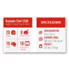 Kamado Chef 22 2022 Kamado Grill 56cm Piros