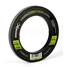  Matrix Horizon® X Tapered Leaders Matrix Horizon X Tapered Shock Leader - 8lb / 12lb (12m) x5 Monofilna vrvica