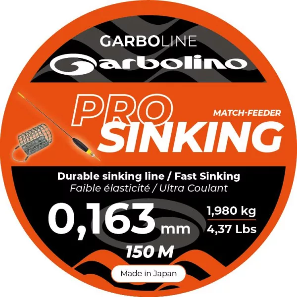 Garbolino Garboline Pro Sinking 0,233mm 150m Monofil Glavna vrvica