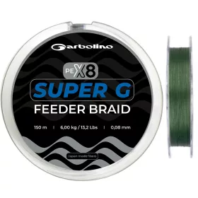   Garbolino Super G Feeder Braid 0,12mm 150m pletena vrvica za feeder / pletena vrvica