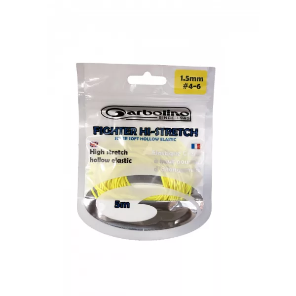 Garbolino Elastic Hollow Super Soft Fighter votla cevna guma za palico 1,5 / premium cevna guma 5m