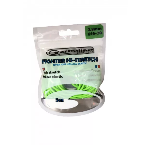 Garbolino Elastic Hollow Super Soft Fighter votla cevna guma za palico 2,8 / premium cevna guma 5m