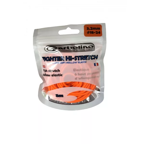 Garbolino Elastic Hollow Super Soft Fighter votla cevna guma za palico 3,2 / premium cevna guma