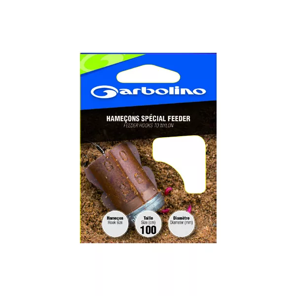 GARBOLINO FEEDER HOOKS 16 (SIZE 16 LINE 0,12mm) predvezana trnka