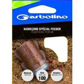   GARBOLINO FEEDER HOOKS 14 (SIZE 14 LINE 0,14mm) predvezana trnka