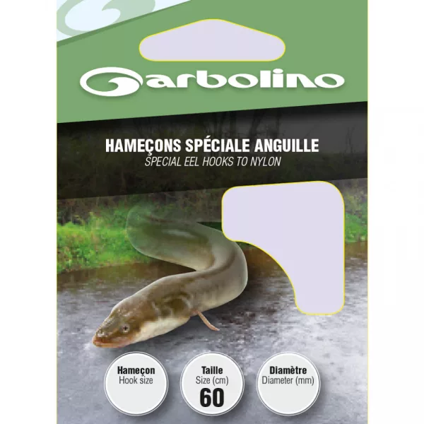 Garbolino - SPECIAL EEL L22 H8 - Monofilni predvezan trnek - Predvezan trnek - Trnek z zalustjo, Trnek z ploščico